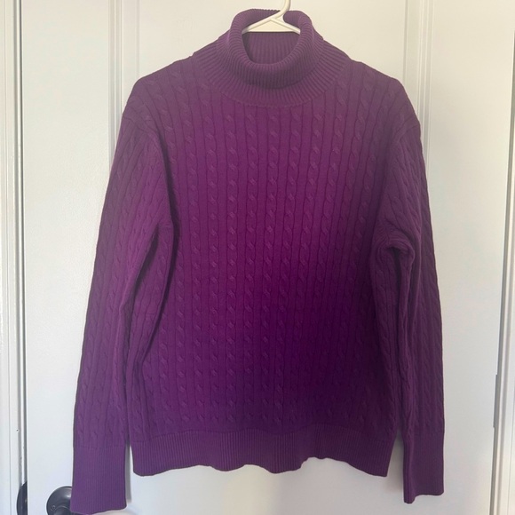 Lands’ End Turtleneck Sweater - Picture 1 of 7